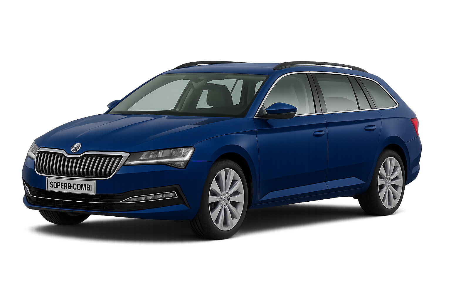 Škoda Superb Combi modrá